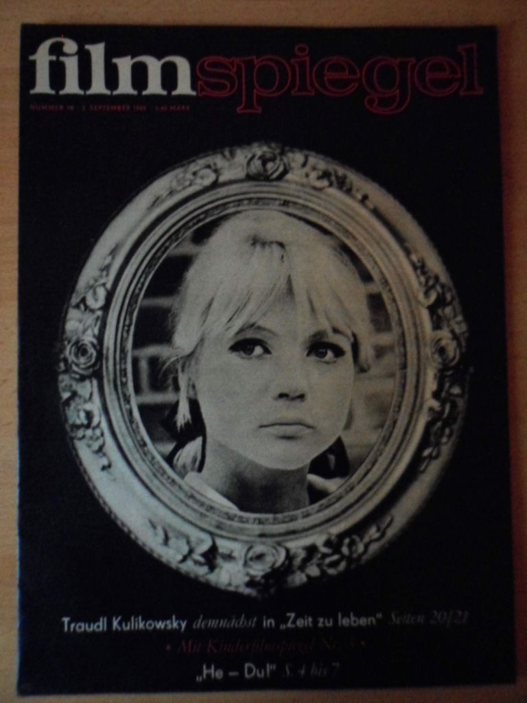 FILMSPIEGEL magazine side cover Issue 18  1969