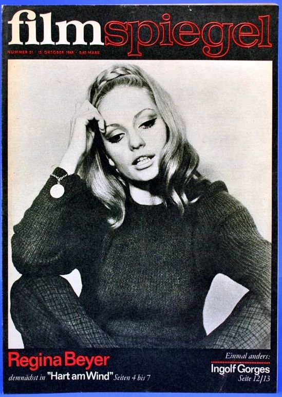 FILMSPIEGEL magazine side cover Issue 21 October 1969