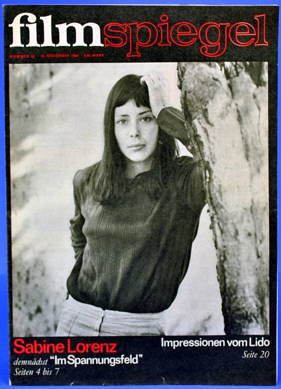 FILMSPIEGEL magazine side cover Issue 23 November 1969