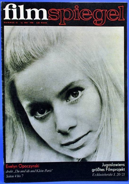 FILMSPIEGEL magazine side cover Issue 10 May 1970