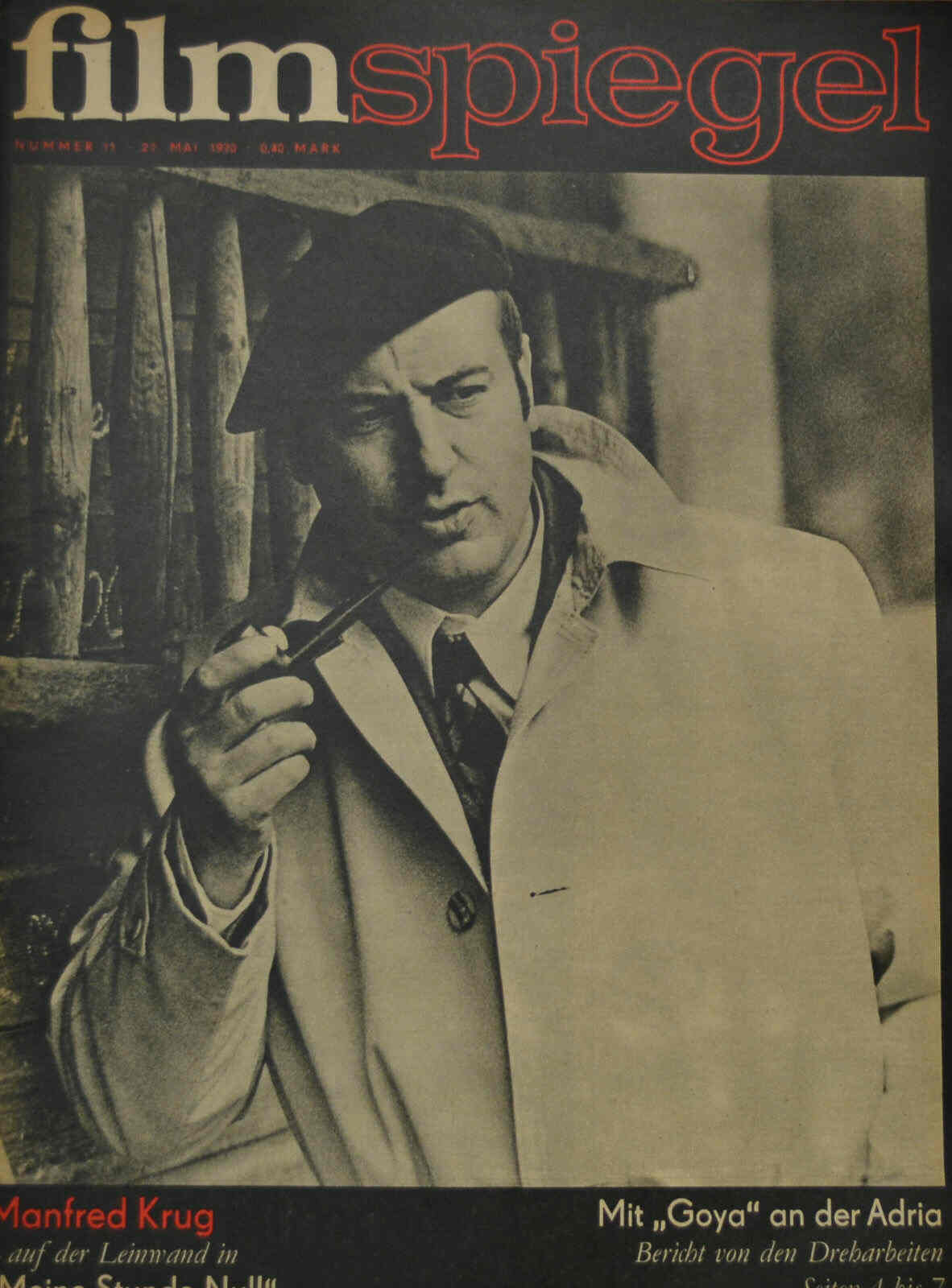 FILMSPIEGEL magazine side cover Issue 11 May 1970