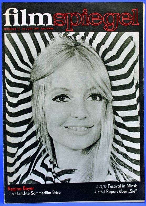 FILMSPIEGEL magazine side cover Issue 13 24 June 1970