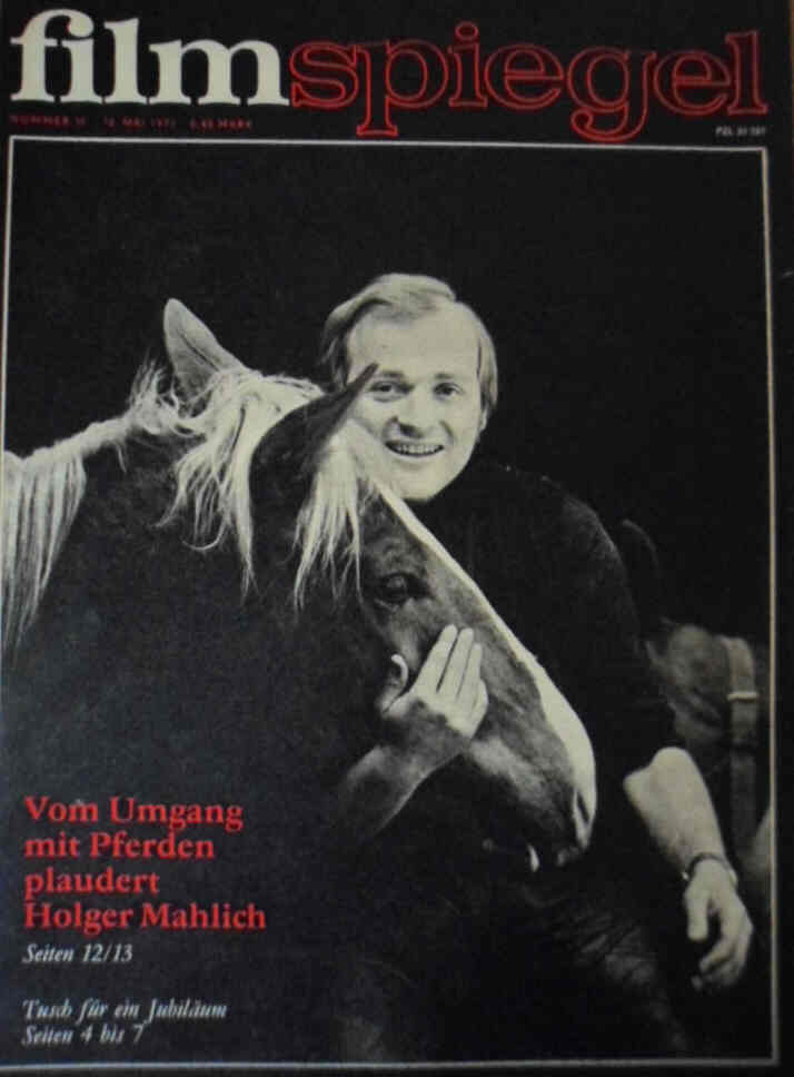 FILMSPIEGEL magazine side cover Issue 10 12 May 1971