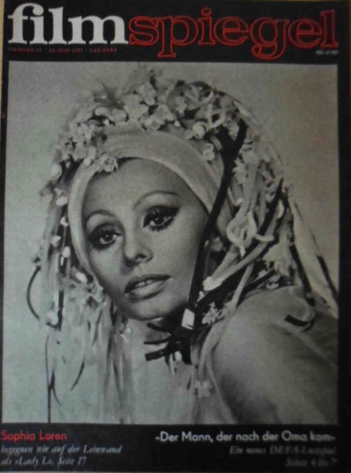 FILMSPIEGEL magazine side cover Issue 13 23 June 1971