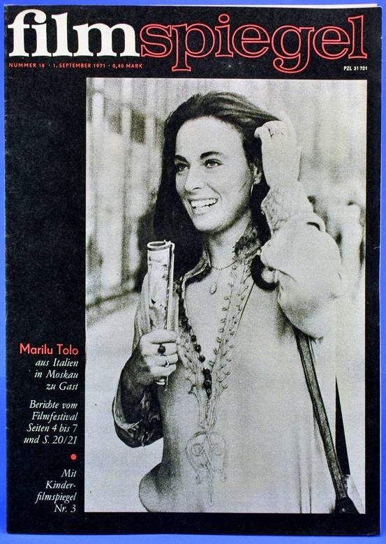 FILMSPIEGEL magazine side cover Issue 18 1 September 1971