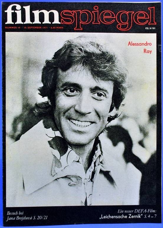 FILMSPIEGEL magazine side cover Issue 19 15 September 1971