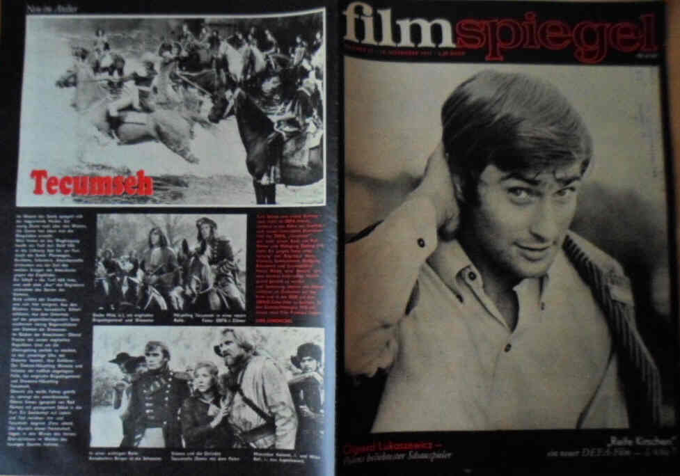 FILMSPIEGEL magazine side cover Issue 23 November 1971