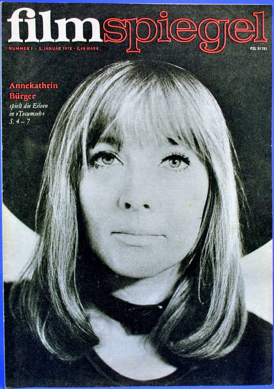 FILMSPIEGEL magazine side cover Issue 1 5 January 1972