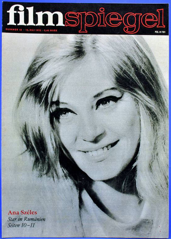 FILMSPIEGEL magazine side cover Issue 10 10 May 1972