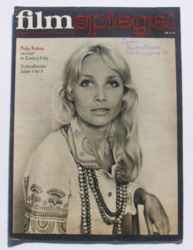 FILMSPIEGEL magazine side cover Issue 18 30 August 1972