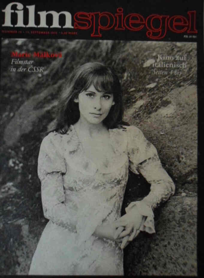 FILMSPIEGEL magazine side cover Issue 19 13 September 1972