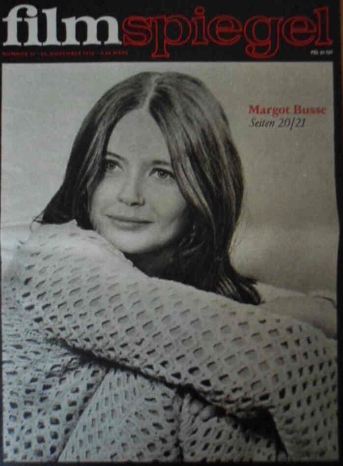 FILMSPIEGEL magazine side cover Issue 24 November 1972