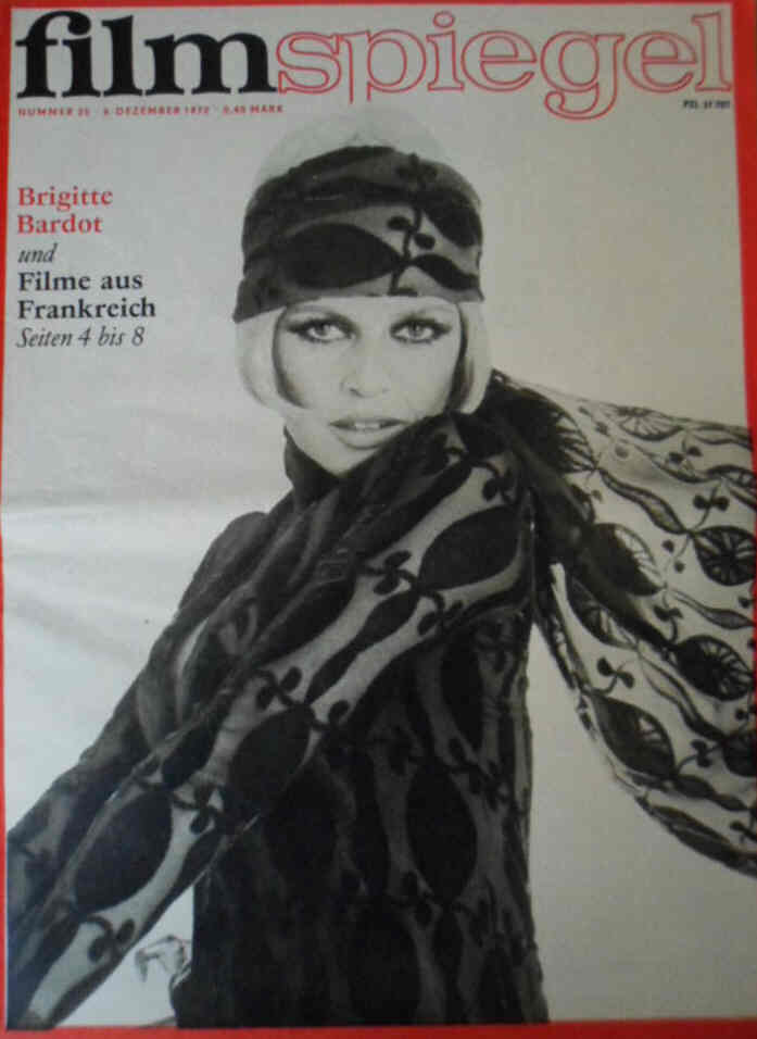 FILMSPIEGEL magazine side cover Issue 25 December 1972