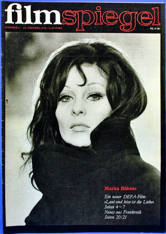 FILMSPIEGEL magazine side cover Issue 4 16 February 1972