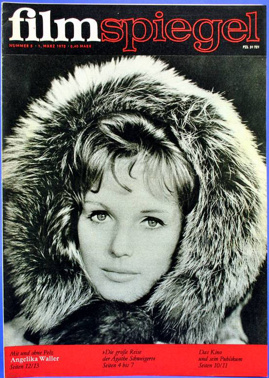 FILMSPIEGEL magazine side cover Issue 5 1 March 1972