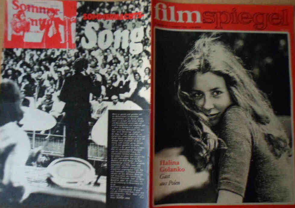 FILMSPIEGEL magazine side cover Issue 16 1 August 1973