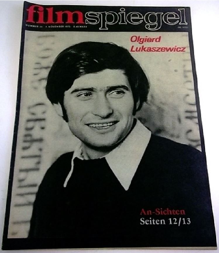 FILMSPIEGEL magazine side cover Issue 23 7 November 1973
