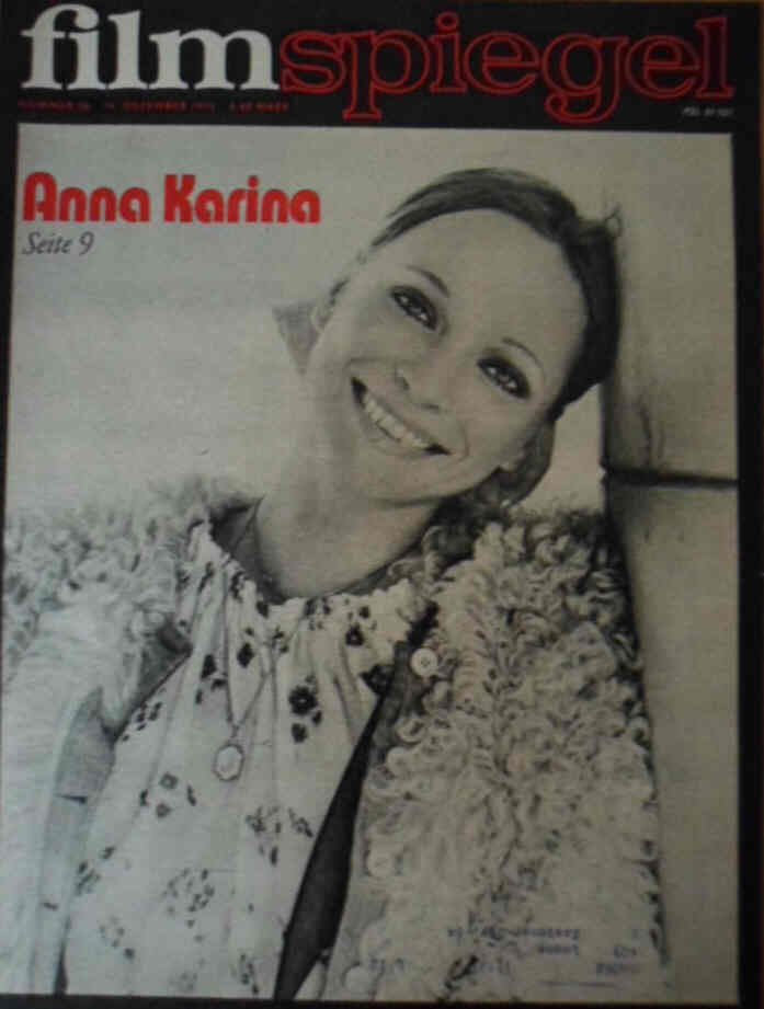 FILMSPIEGEL magazine side cover Issue 26 December 1973
