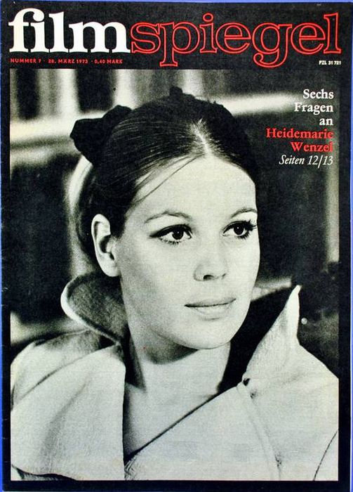 FILMSPIEGEL magazine side cover Issue 7 28 March 1973