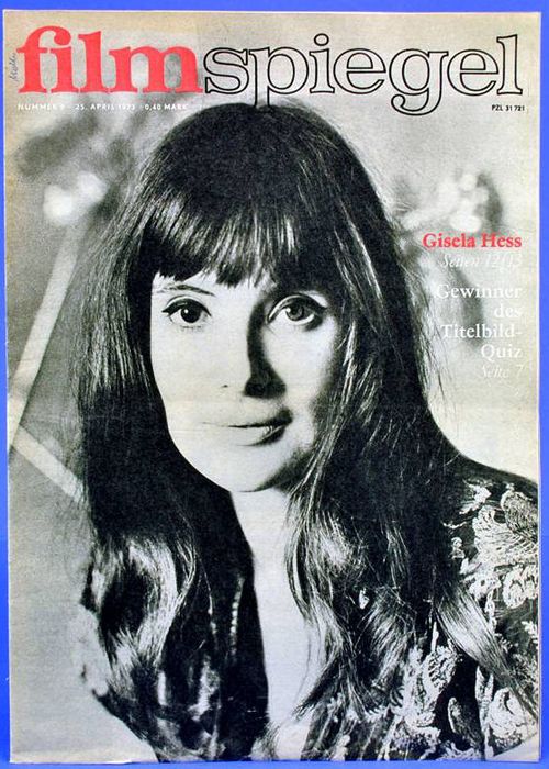 FILMSPIEGEL magazine side cover Issue 9 25 April 1973