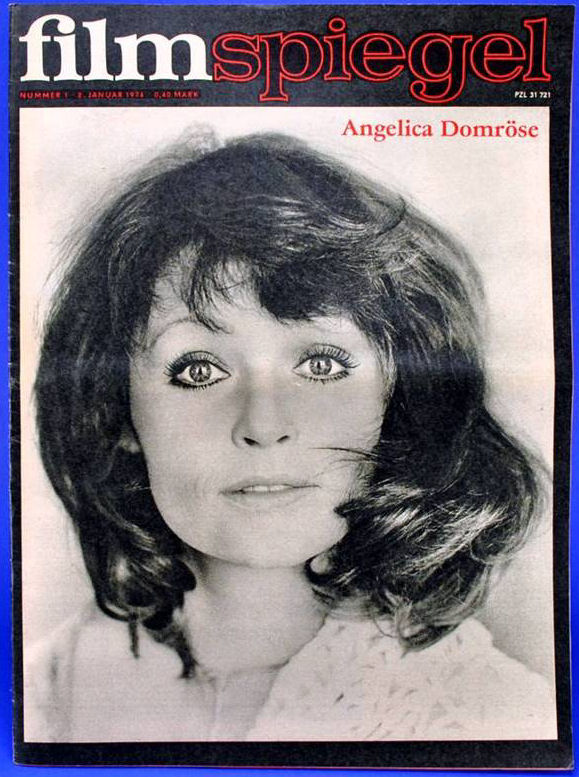 FILMSPIEGEL magazine side cover Issue 1 2 January 1974