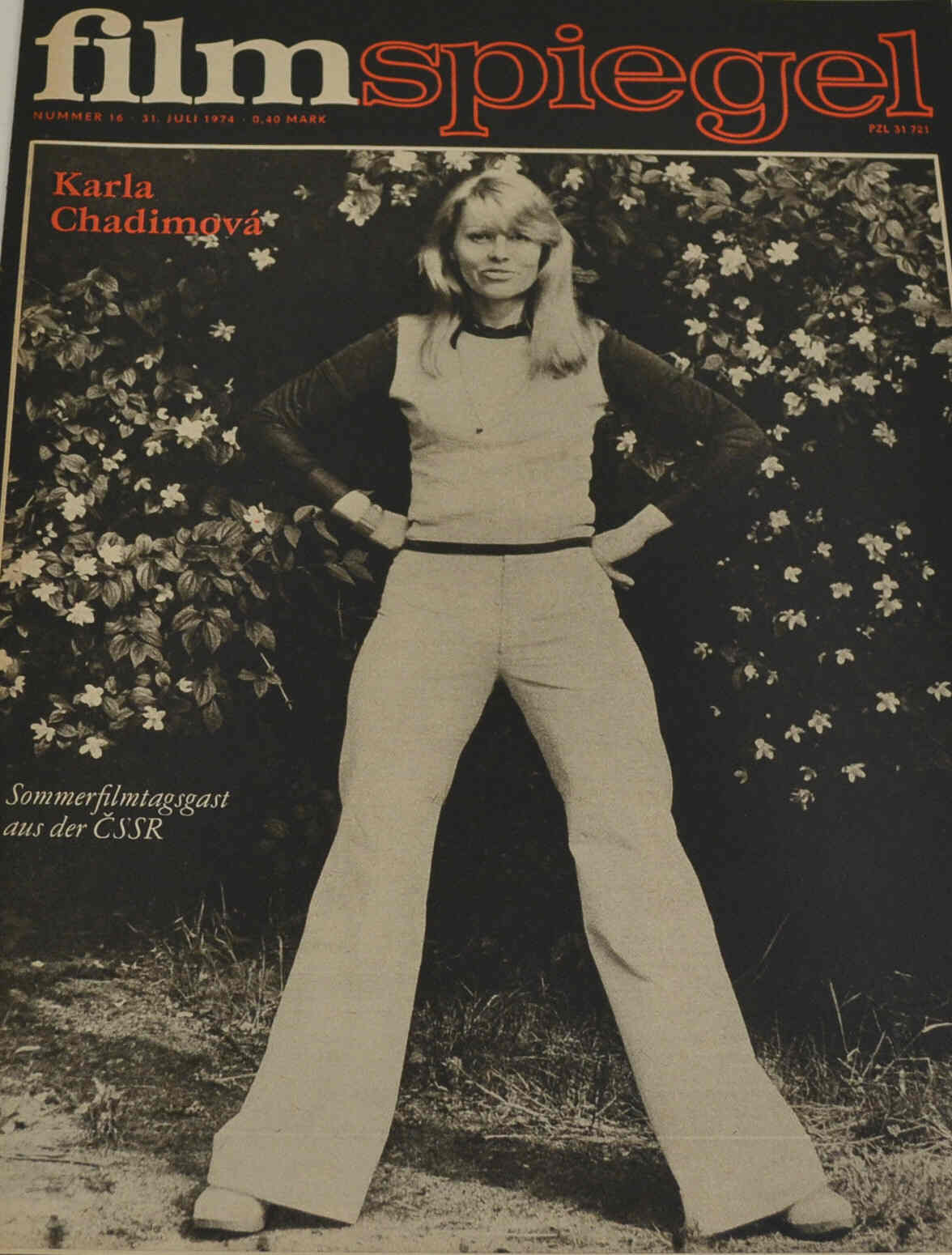 FILMSPIEGEL magazine side cover Issue 16 31 July 1974