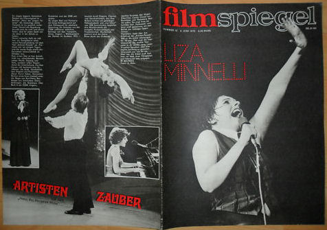 FILMSPIEGEL magazine side cover Issue 12 4 June 1975