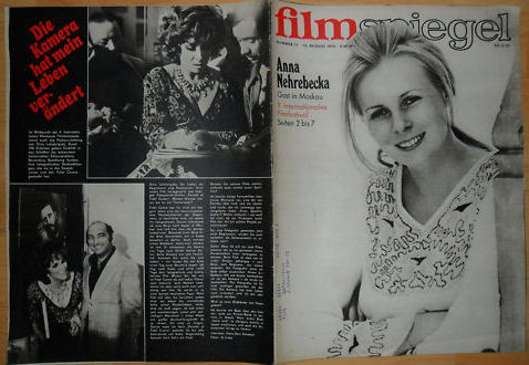 FILMSPIEGEL magazine side cover Issue 17 13 August 1975