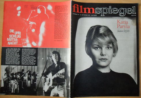 FILMSPIEGEL magazine side cover Issue 19 10 September 1975