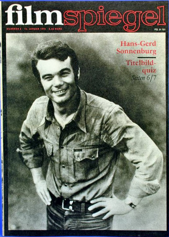 FILMSPIEGEL magazine side cover Issue 2 15 January 1975