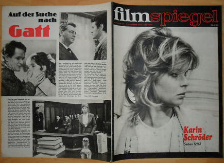 FILMSPIEGEL magazine side cover Issue 27 31 December 1975