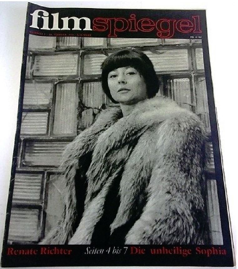 FILMSPIEGEL magazine side cover Issue 5 26 February 1975