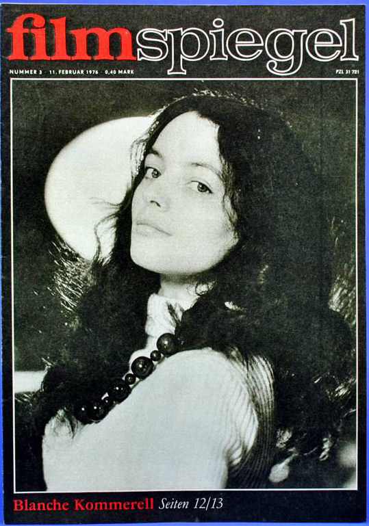 FILMSPIEGEL magazine side cover Issue 3 11 February 1976