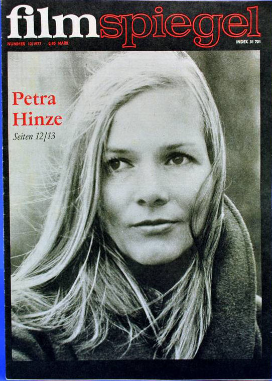FILMSPIEGEL magazine side cover Issue 10  1977