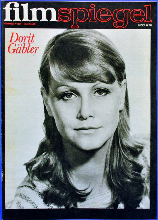 FILMSPIEGEL magazine side cover Issue 7  1977