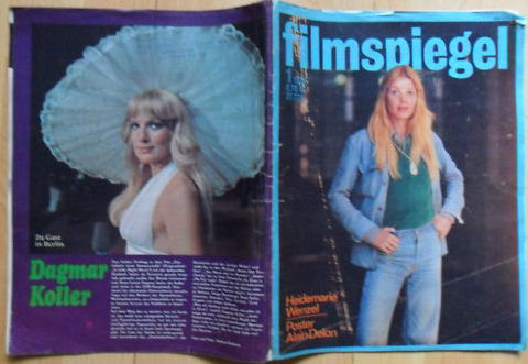 FILMSPIEGEL magazine side cover Issue 1  1978