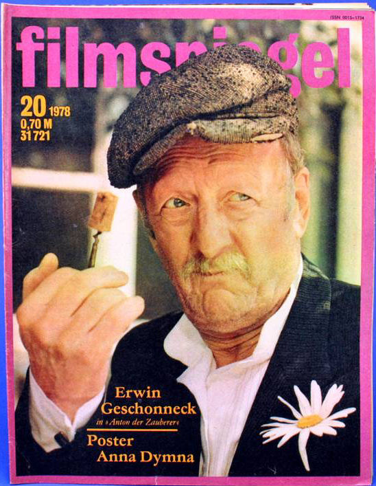FILMSPIEGEL magazine side cover Issue 20  1978