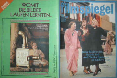 FILMSPIEGEL magazine side cover Issue 19  1980