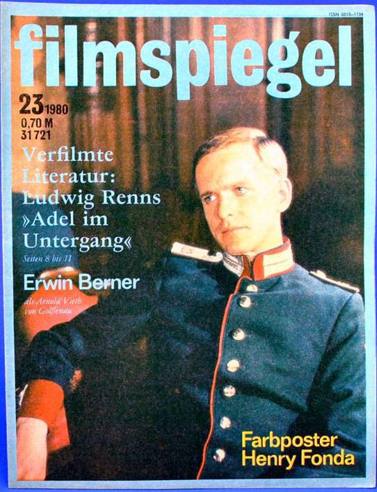 FILMSPIEGEL magazine side cover Issue 23  1980