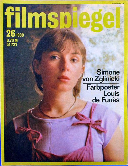 FILMSPIEGEL magazine side cover Issue 26  1980