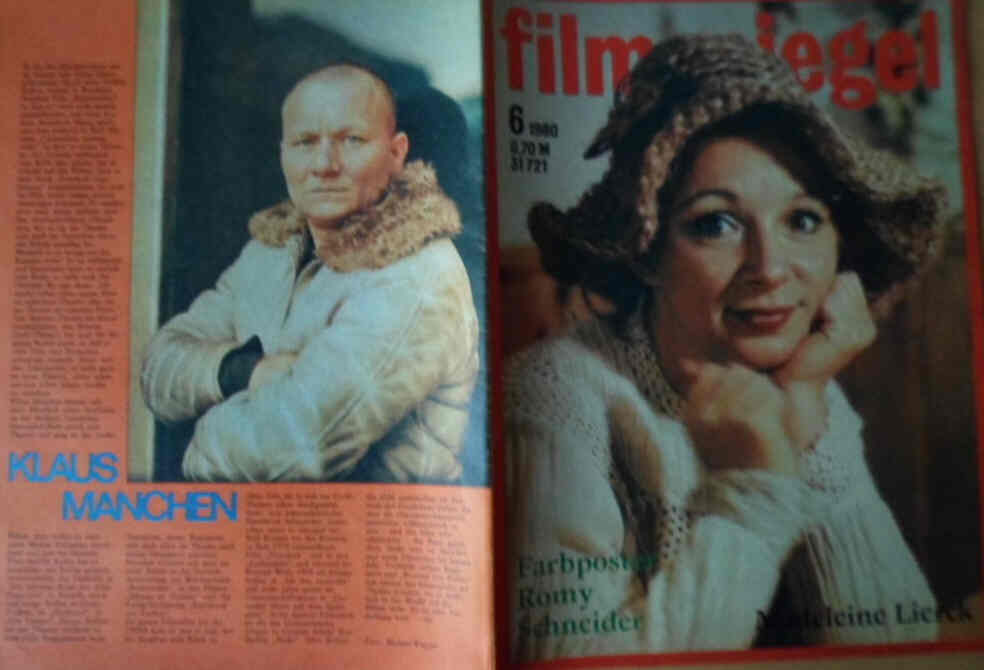 FILMSPIEGEL magazine side cover Issue 6  1980