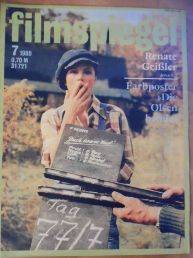 FILMSPIEGEL magazine side cover Issue 7  1980