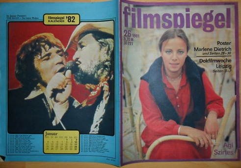 FILMSPIEGEL magazine side cover Issue 26  1981
