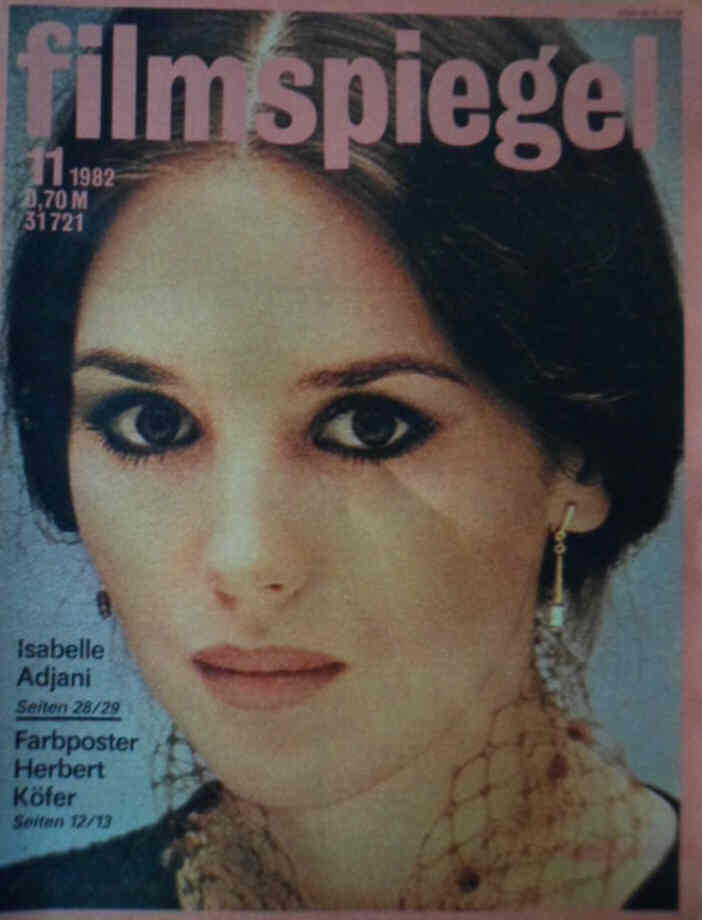 FILMSPIEGEL magazine side cover Issue 11  1982