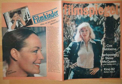 FILMSPIEGEL magazine side cover Issue 2  1982