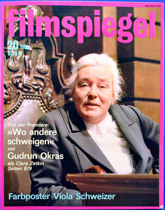 FILMSPIEGEL magazine side cover Issue 20  1984