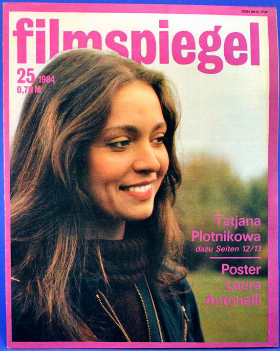 FILMSPIEGEL magazine side cover Issue 25  1984