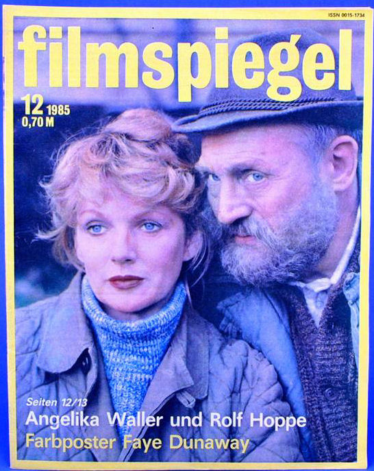 FILMSPIEGEL magazine side cover Issue 12  1985