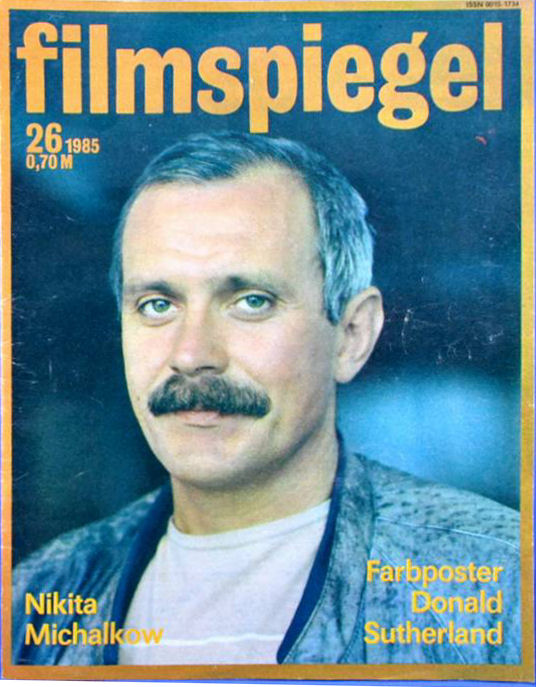 FILMSPIEGEL magazine side cover Issue 26  1985