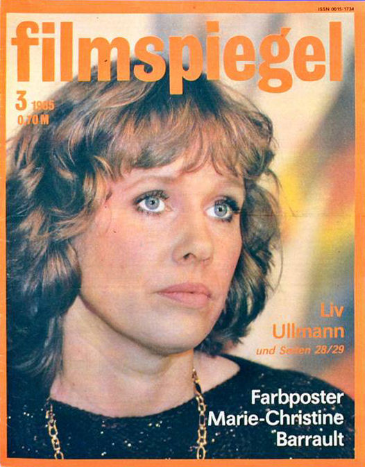 FILMSPIEGEL magazine side cover Issue 3  1985